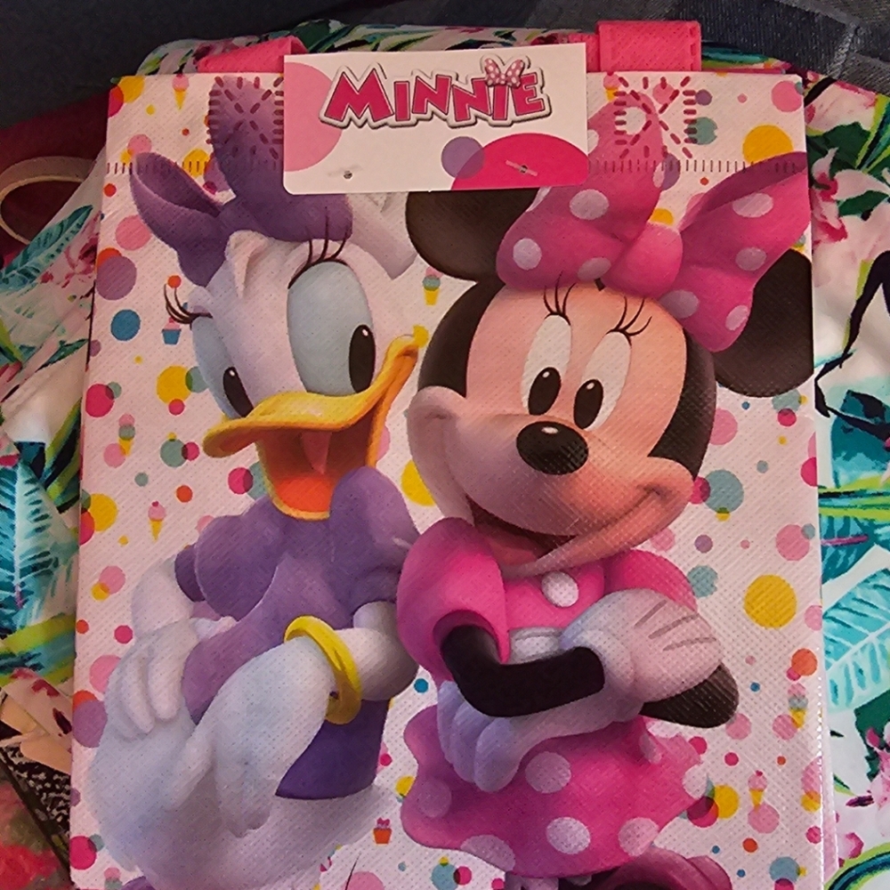Disney Minnie Mouse and Daisy Duck Colorful Ṛeusable Tote Bag